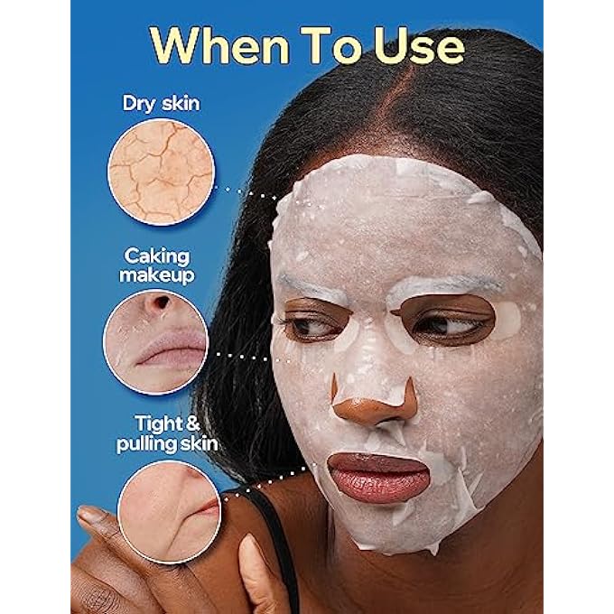 Banobagi VITA GENIC JELLY HYDRATING FACE MASKS BEAUTY W/ESSENCE & 11 VITAMIN COMPLEX | KOREAN FACE MASK SKIN CARE SHEET | MOISTURIZING FACE MASK FACIAL CARE FOR DULL & DRY SKIN (1.8 FL OZ, 10 SHEETS) - Image 3